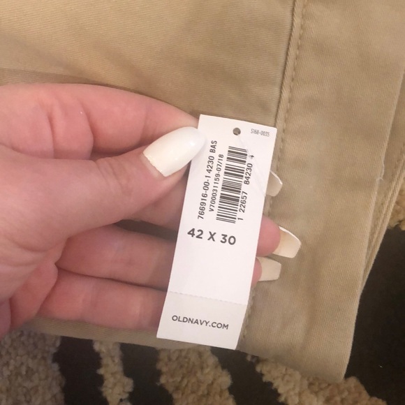 slim uniform khakis for men